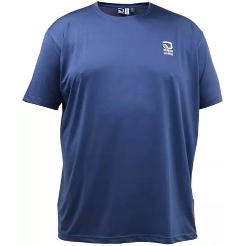 D555 Wembley Dry Wear Polyester Stretch T-Shirt Navy